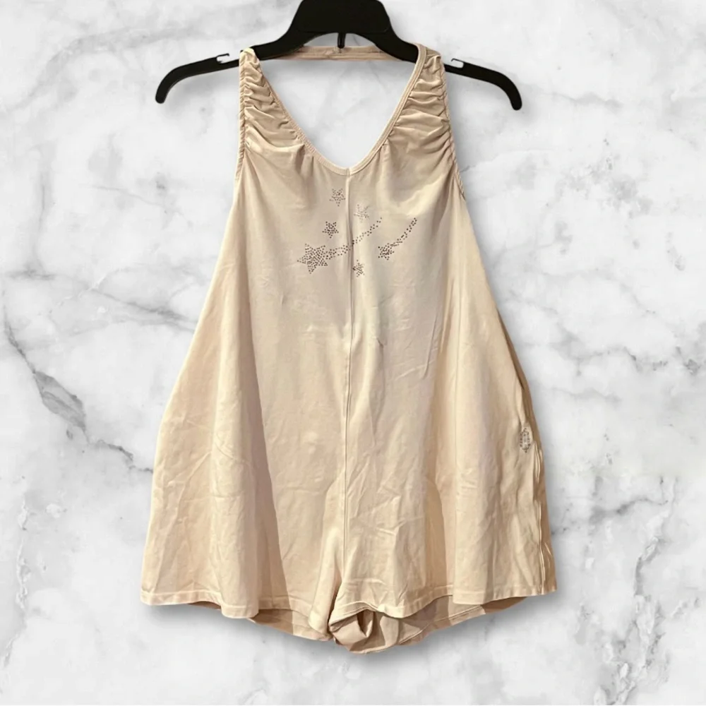 NWOT Free People Hot Shot Shooting Star Halter Romper